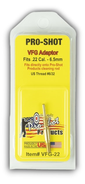 PROSHOT VFG ADAPTOR - FITS .22 CAL. - 6.5MM PRO-SHOT ROD - 8-32 THREADS VFG-22 - Taurus Savings